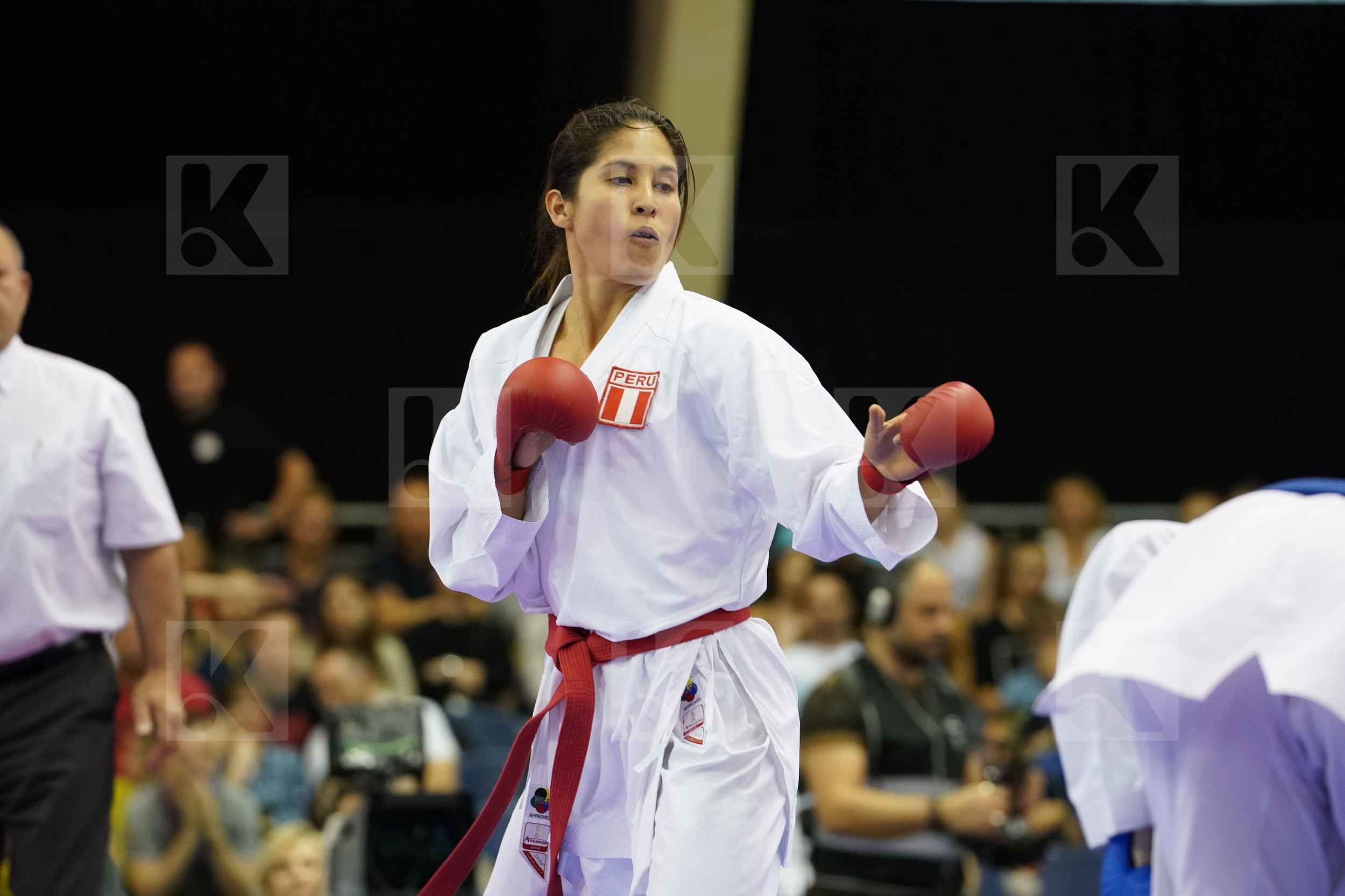Female Kumite -61kg Grande Alexandra Peru Serogina Anita Ukraine